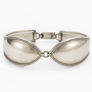 Spoon Style Silverplate Cuff Bracelet